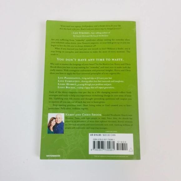 One Month to Live: Thirty Days to a No-Regrets Life - Picture 5 of 5